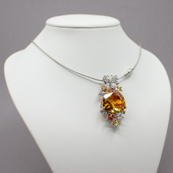 Diamonique DQCZ Anhänger 'Schmetterling' 925 Silber Bild 5 925er DIAMONIQUE Anhaenger Seite