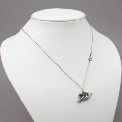 925er Kette & Anhaenger 'Amor' Tragebeispiel