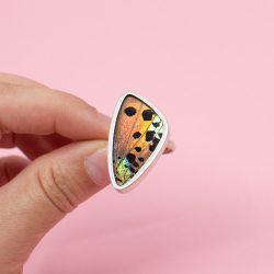 925er Schmetterling Fluegel Ring Detail