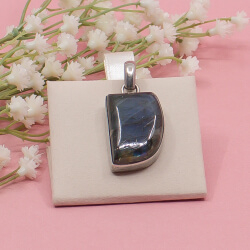 925er Sterling Silber Anhänger mit Labradorit