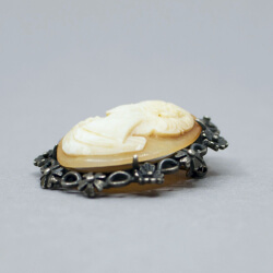 Antike Brosche/Anhänger Gemme/Kamee 925 Silber Bild 3 925 Silber Brosche Gemme Seite