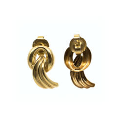 333 Gold Ohrstecker Detail