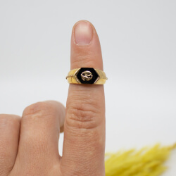 333 Gold Ring Fische Groesse