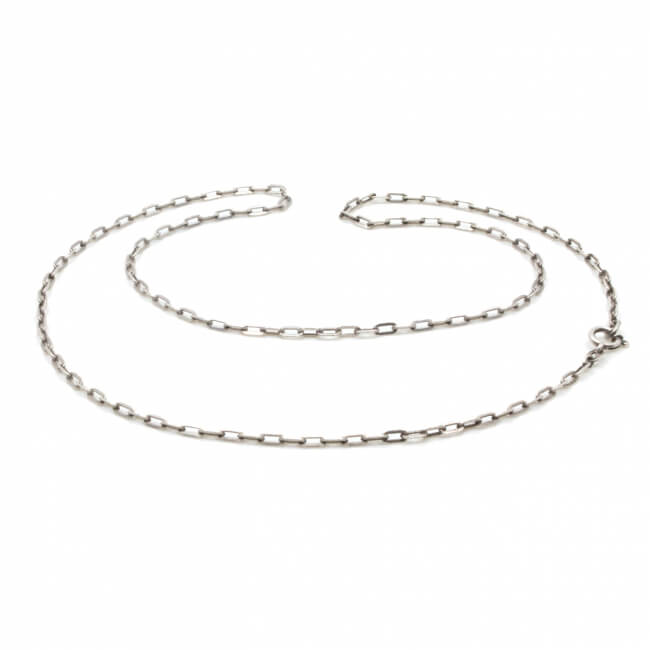 antike 835 Anker-Kette, Fiedrich Binder FBM, 66 cm Bild 1 835 Ankerkette Friedrich Binder Manufaktur Oben 2