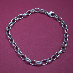 925 Silber-Armband Draufsicht