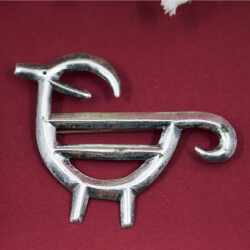 925 Sterlingsilber Navajo Brosche 'Hirsch'