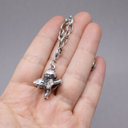 925er Armband mit Engel 'Danke' Rueckseite