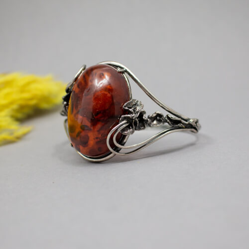 925er Armreif mit Bakelit, Front