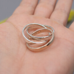 925er Esprit 3er Ring, Groesse