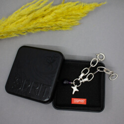 925er Esprit Armband mit Amethyst, Draufsicht