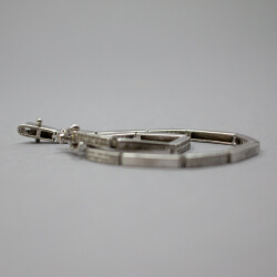925er Sterlingsilber Armband mit Zirkonia, Punzen