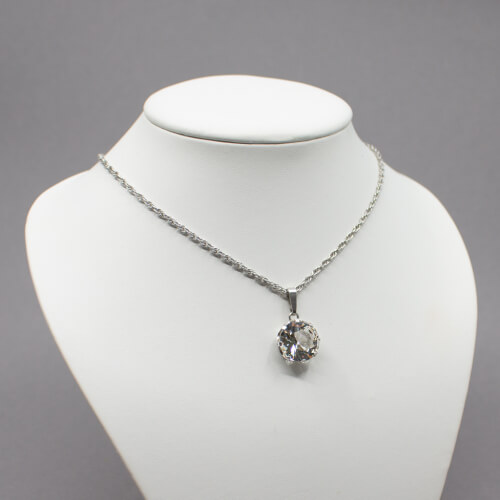 925er Halskette mit großen Glas-Anhaenger Beispiel