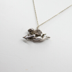 925er Kette & Anhaenger 'Amor' Detail