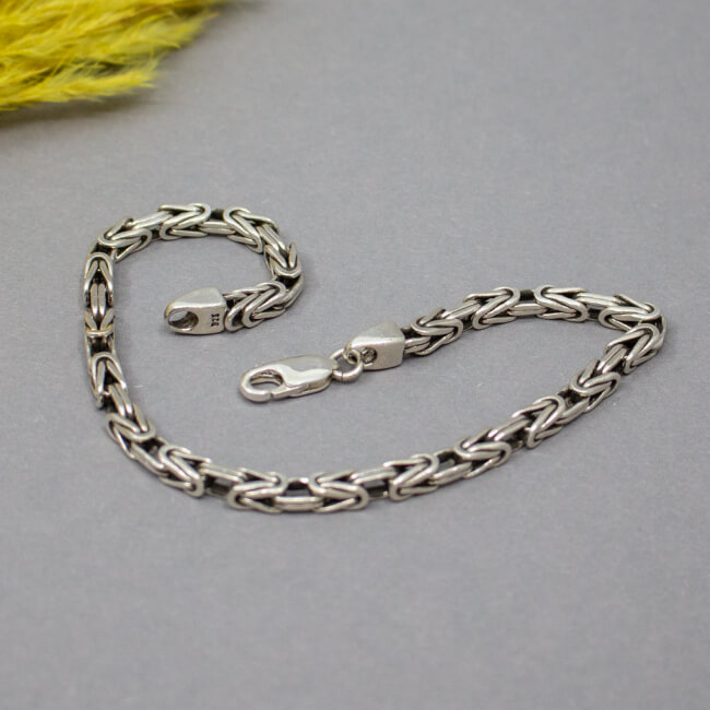925er Königskette Armband, Detail