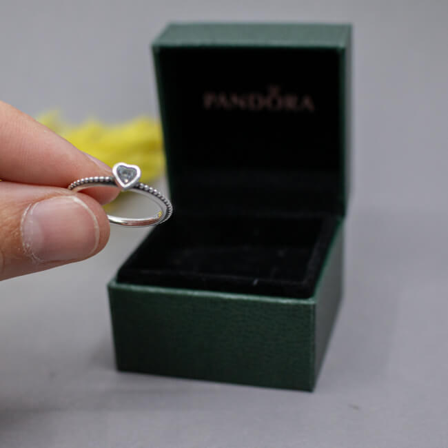 925er Pandora Ring mit Box, Detail