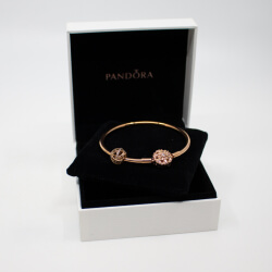 925er Sterling-Silber rosé Pandora Armband