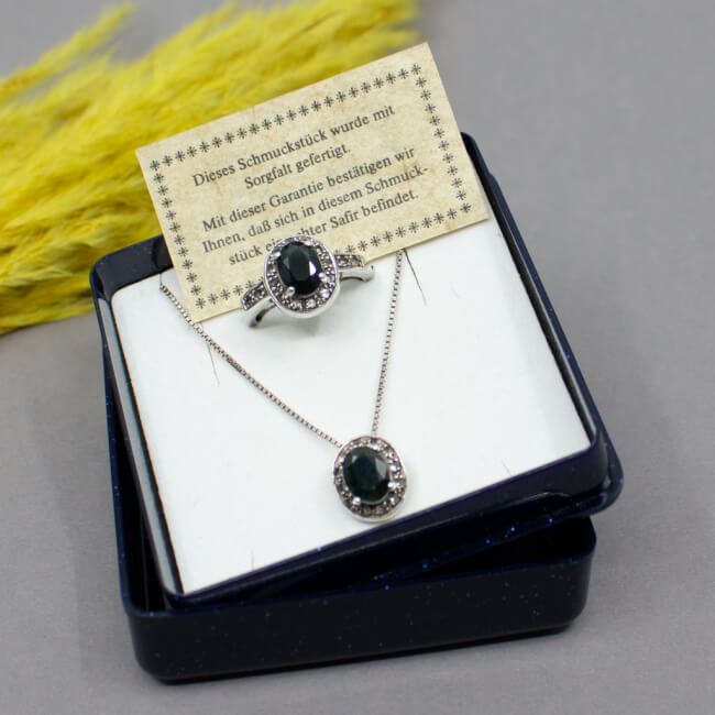 925er Set mit Safir