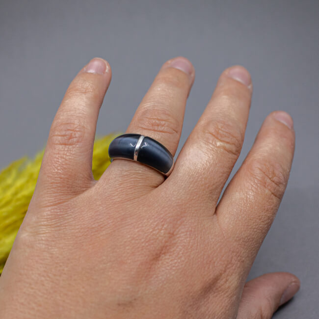925er Silber Ring TCM, Tragebeispiel