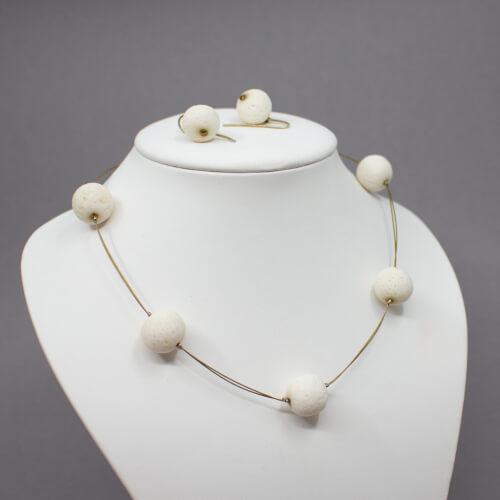 925er Silber Vergoldet Set Koralle