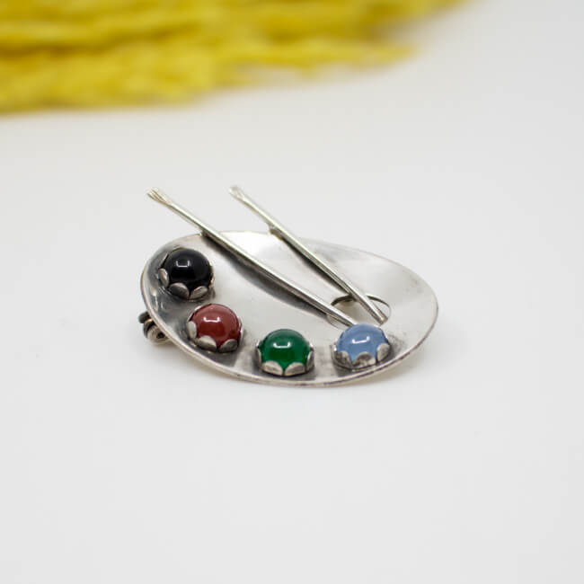 Alton Sweden 925er Brosche Detail