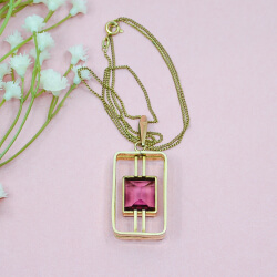 Vintage AmDoublé Kette & Anhänger von Designer K&L Bild 2 AmDoublé Kette & Anhänger von K&L