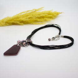 Antica Murrina Venezia Muranoglas Kordel Halskette Antica Murrina Veneziana Kette Front