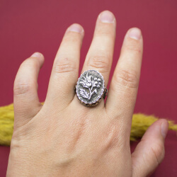 Art Deco Siegelring Hand