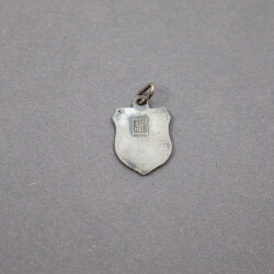 antikes 800er Silber Sammelwappen 'Bad Driburg' Bild 2 Bad Driburg 800er Wappen, Rueckseite