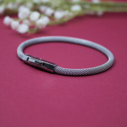 Buckley London Edelstahl Armband Draufsicht