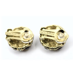 Christian Dior Ohrclips Schriftzug