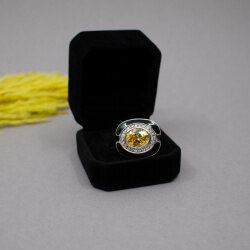 David Sigal eleganter Ring 925 Sterlingsilber RG 54 Bild 2 David Sigal 925er Ring Front