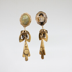 Dueci Bijoux goldene Ohrclips, Rueckseite