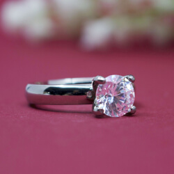 Edelstahl Ring von Tony Gard mit Zirkonia, Größe 54