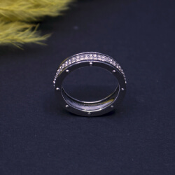 Fossil Edelstahl Ring