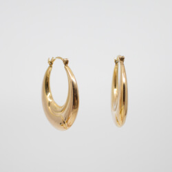 goldene 333 Gold Creolen