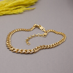 goldene Grosse Panzer Halskette