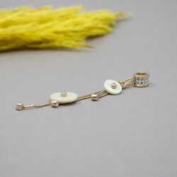 goldener Pierre Lang Anhänger mit Glitzerstein Bild 4 goldener Pierre Lang Anhänger mit Glitzerstein