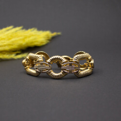 Givenchy Paris goldenes Armband Vintage 80er Jahre goldenes Vintage Givenchy Armband