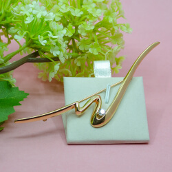 große goldene Brosche von Pierre Lang große goldene Brosche von Pierre Lang