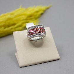 Edler Pavé-Ring Harry Ivens 925 Silber, inkl. Box Harry Ivens 925er Statement-Ring