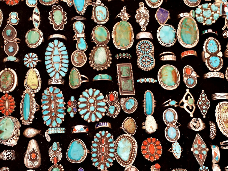 Indiander Schmuck Ringe