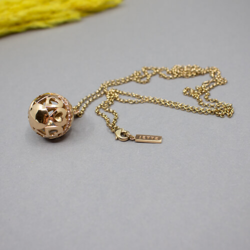 JETTE goldene Pulloverkette