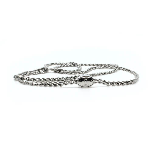 Kette Fossil Steel ohne Verschluss Front 2
