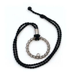 Li-LA-LO Kordelkette - 925 Sterlingsilber Anhänger Bild 2 Li-LA-LO Halskette 925 Sterlingsilber Front 2