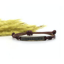 braunes Lederarmband von Liebeskind im Vintage Look Liebeskind Lederarmband Braun