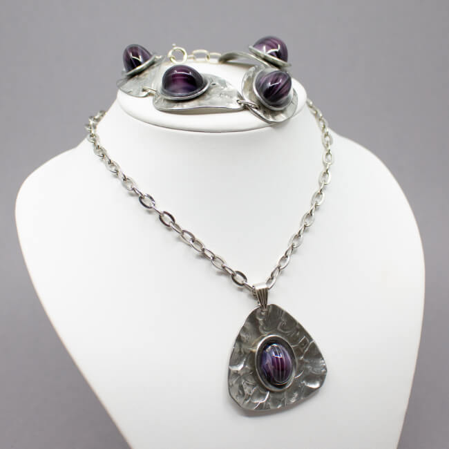 Nordfriesische Zinnschmiede - Kette & Armband Bild 1 Nordfriesische Zinnschmiede - Kette & Armband