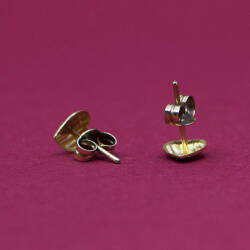 Ohrstecker 333 Herzen Hinten