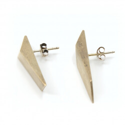Ohrstecker kim 925 Silber vergoldet Seite