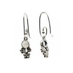 Pandora 925 Silber Ohrringe Seite