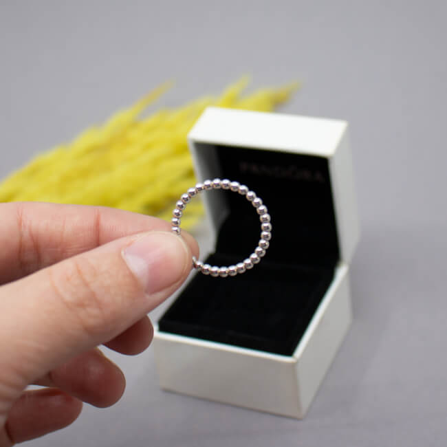 Pandora 925er Ring 'Drop' Detail